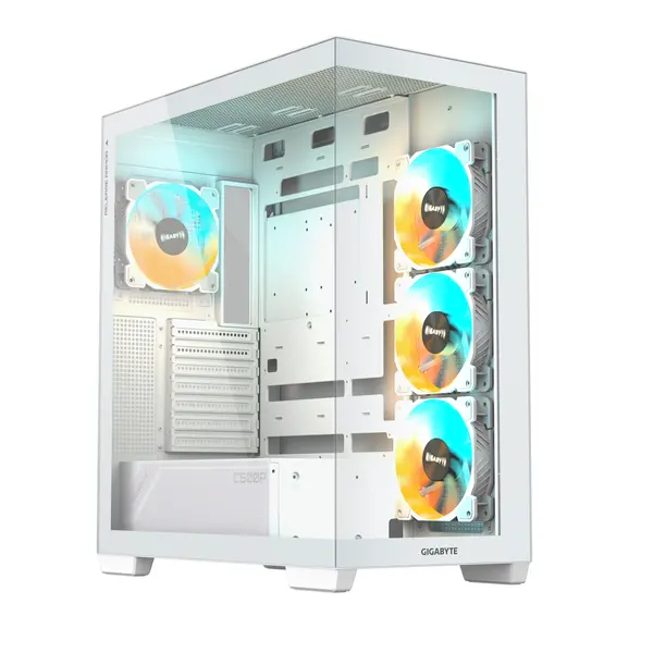 Кутия Gigabyte C500 PANORAMIC Stealth Ice - Mid-Tower - GA-CASE-C500P-ST-ICE