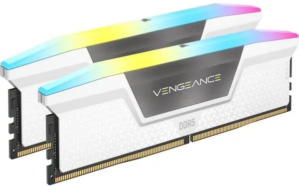 Corsair Vengeance RGB DDR5 32GB (2 x 16GB) DDR5 6400 MHz CL36-48, Intel XMP -  CMH32GX5M2B6400Z36W