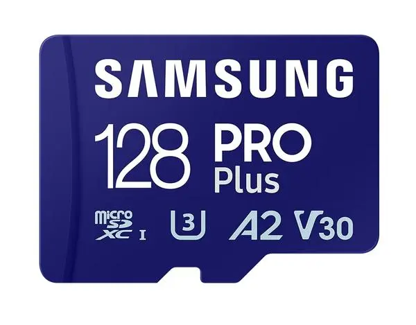 Samsung 128GB micro SD Card PRO Plus with Adapter, UHS-I, Read 180MB/s - Write 130MB/s - MB-MD128SA/EU