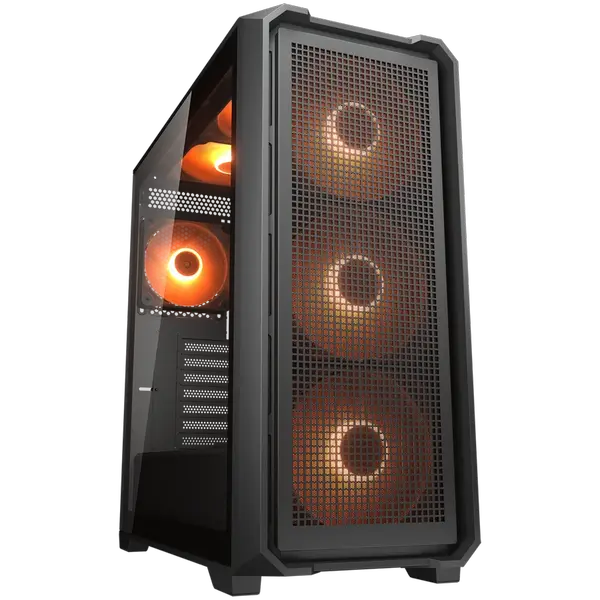 COUGAR MX600 Air Pro PC Case, Mid Tower, Black - CGR-2SC9B-PRO