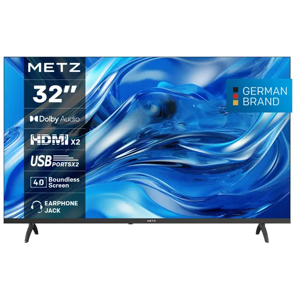 METZ Телевизор 32" LED HD TV 1366x768, 2x10W - METZ-TV-32MTF2000Z
