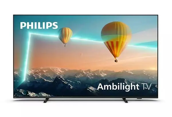 Philips  50" UHD 4K LED 3840x2160, DVB-T/T2/T2-HD/C/S/S2, Ambilight 3, HDR10+, HLG, Android 11, Dolby Vision - 50PUS8007/12