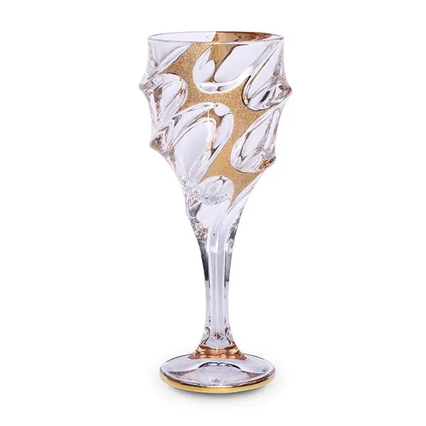 Чаша за вино Bohemia 1845 Calypso Golden Ice 320ml, 6 броя - 1000280