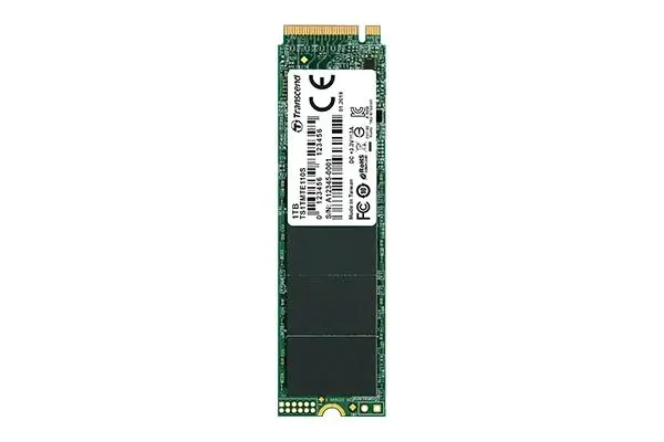 Transcend 1TB, M.2 2280, PCIe Gen3x4, M-Key, 3D TLC, DRAM-less - TS1TMTE110S - (P)