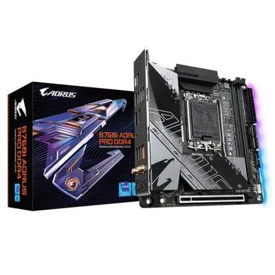 Gigabyte AORUS PRO B760I DDR4 FCLGA1700 Socket DDR4 Mini ITX, B760I AORUS PRO DDR4