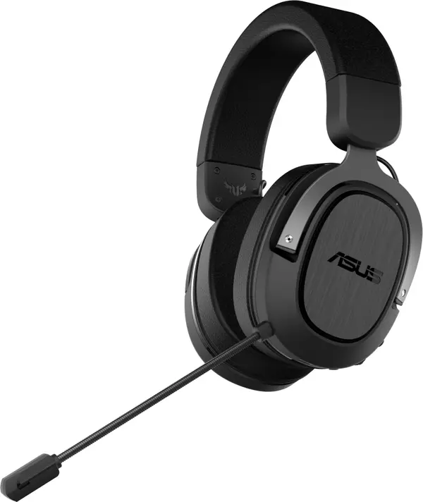 Геймърски слушалки ASUS TUF Gaming H3 Wireless, 2.4 GHz, USB-C, 7.1 Surround Sound - TUF Gaming H3 Wireless