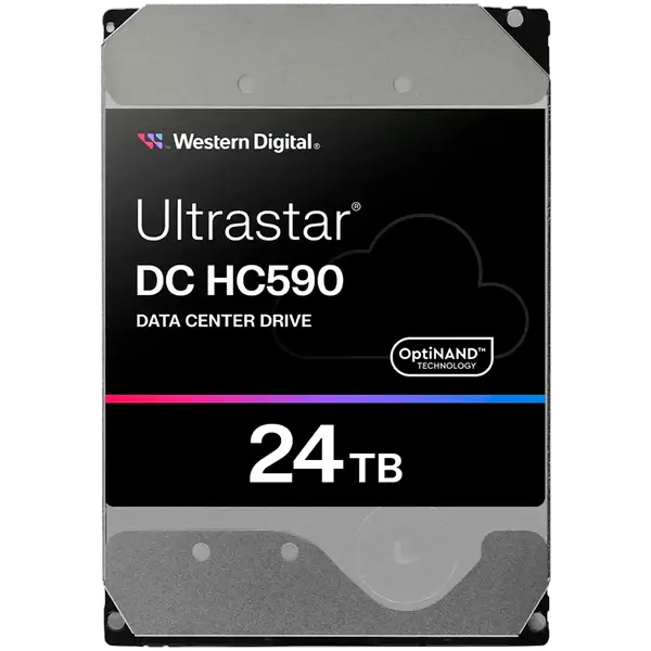 HDD Server WD/HGST ULTRASTAR DC HC590 (3.5’’, 24TB, 512MB, 7200RPM, SATA 6Gb/s, 512E SE NP3) SKU: 0F65684 - WUH722624ALE6L4