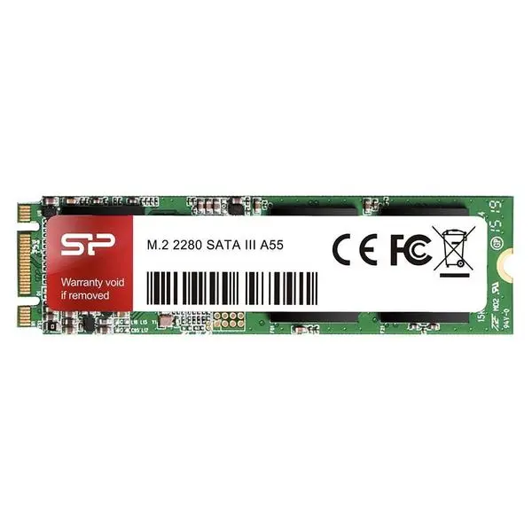 SSD SILICON POWER A55, M.2 2280, 256 GB, SATA - SP256GBSS3A55M28