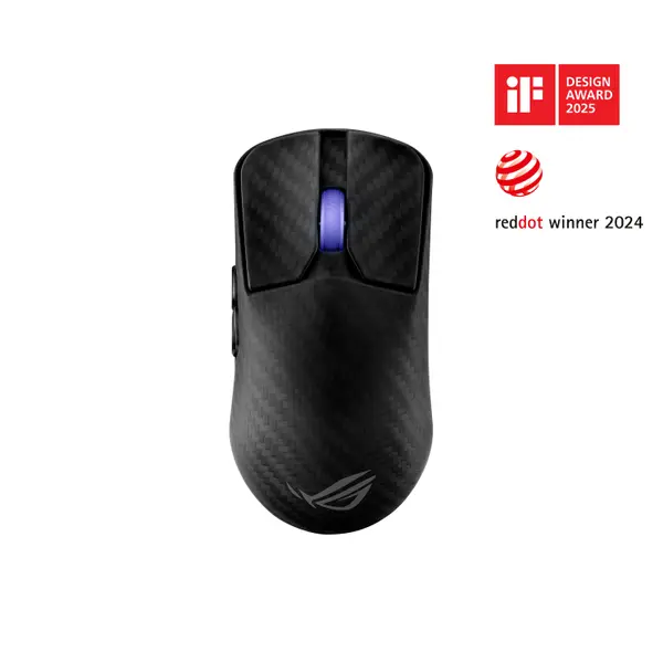 Геймърска безжична мишка ASUS ROG Harpe Ace Extreme - Черна - 90MP03U0-BMUA00