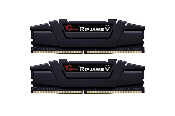 G.SKILL Ripjaws V Black 32GB(2x16GB) DDR4 3200MHz F4-3200C16D-32GVK -  F4-3200C16D-32GVK