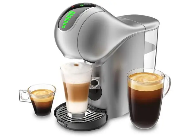 Кафемашина на капсули Krups Nescafe Dolce Gusto Genio S Touch, 1500W, 15 bar, 0.8 l обем на резервоара за вода, сребриста, KP440E10