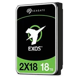 SEAGATE EXOS 2X18 SAS 18TB Helium 7200rpm 9TB Capacity per Logical Unit 12Gb / s 256MB cache 8,89cm 3,5Zoll -  (К)  - ST18000NM0272 (8 дни доставкa)