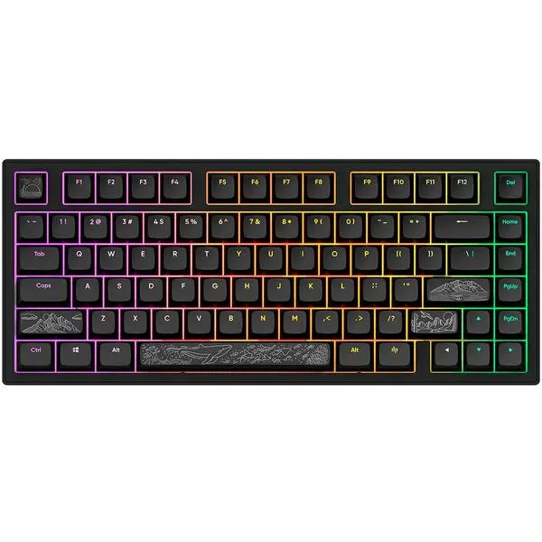 Геймърскa механична клавиатура Dark Project ALU81A Terra Nostra Black RGB - FSH-DP-KD-ALU81A-TN-B