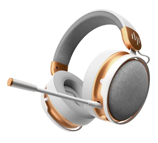 Геймърски безжични слушалки Dark Project Sono Wireless - White/Gold - DPP_SONO_WLESS_WHITE