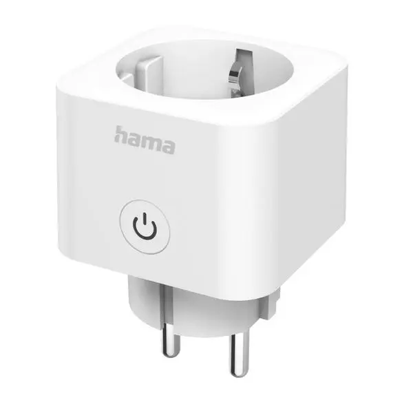 HAMA Смарт мини контакт, Wi-Fi, Гласов контрол, 3680 W - HAMA-176638
