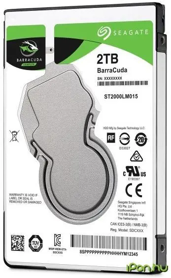 Seagate BarraCuda 2TB 5400/SATA3/128MB ST2000LM015