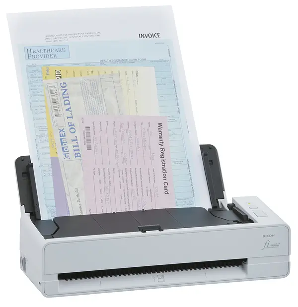 Плосък бърз скенер Ricoh Fi-800R, 40ppm, 80 ipm, ADF, A4 - PA03795-B001