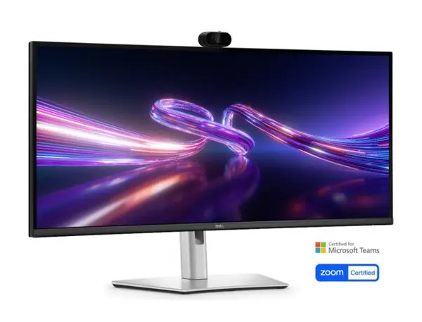 Dell  34.1"  Curved Webcam Monitor, IPS Anti-Glare, 5ms, 100 Hz, 1500:1, 350 cd/m2, UW-QHD 3440x1440 - P3426WEV