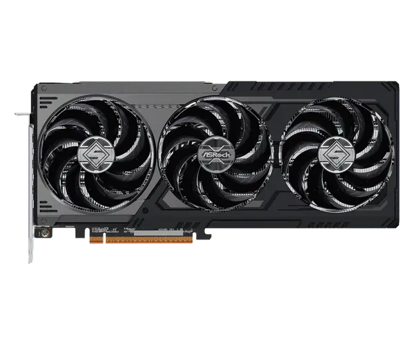 ASROCK AMD RX9070XT HDMI DP 256B 16GB ACTIVE - RX9070XT SLD 16G - (71198)