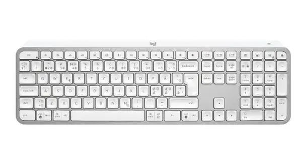 Logitech MX Keys S - PALE GREY - 920-011588: Удобна и функционална клавиатура за работа