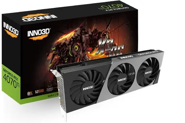 Inno3D GeForce RTX 4070 Ti 12GB GDDR6X X3 OC - N407T3-126XX-186148N