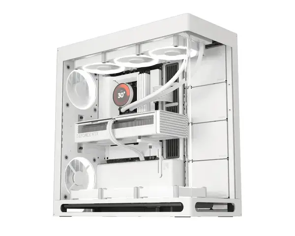 HAVN кутия E-ATX HS 420 Base Edition White - HVN-CA-HS420-05