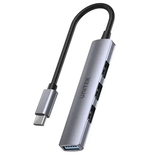 Unitek Хъб USB3.0/2.0 HUB 4 port USB-C input - H1208B