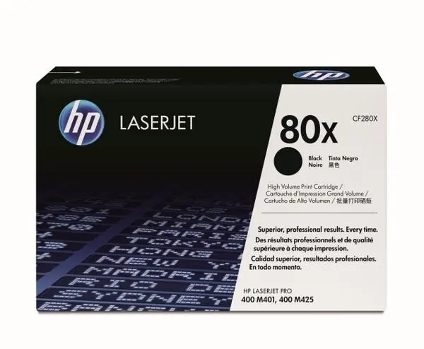 HP 80X Black LaserJet Toner Cartridge - CF280X