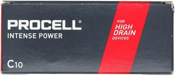 Батерия алкална индустриална LR14 C 1,5V  10pk опаковка INTENSE  PROCELL /цена за 10 батерии/ - PROCELL-LR14-10PK-INT