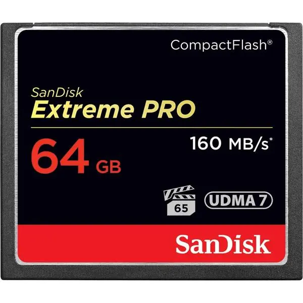 SANDISK Extreme PRO, CompactFlash, 64GB, SD-CFXPS-064G-X46
