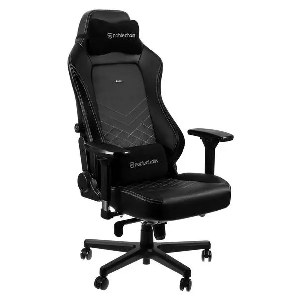 Геймърски стол noblechairs HERO - Black/Platinum-White - NOBLE-GAGC-117