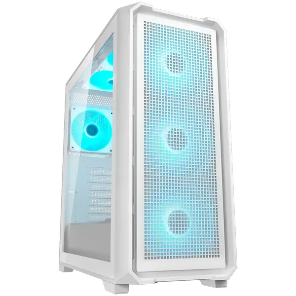 COUGAR MX600 Air Pro PC Case, Mid Tower, White - CGR-2SC9W-PRO