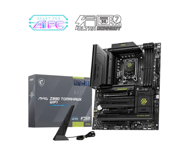 Дънна платка MSI Z890 4xDDR5  4xSATA3 RAID HDMI                4xM2 1xGLAN     3xPCIEx16                   WiFi (70378)