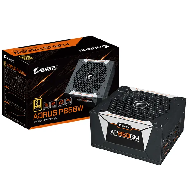 Захранване Gigabyte AORUS P850W, 850W - GP-AP850GM