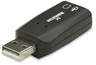 MANHATTAN Hi-Speed USB 2.0 3D звукова карта - 150859