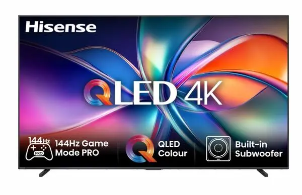 Hisense 98" E7Q, 4K Ultra HD 3840x2160, Quantum Dot, 144Hz, Light Sensor,IPS, HDR 10+, HLG, Dolby Vision IQ - 98E7Q