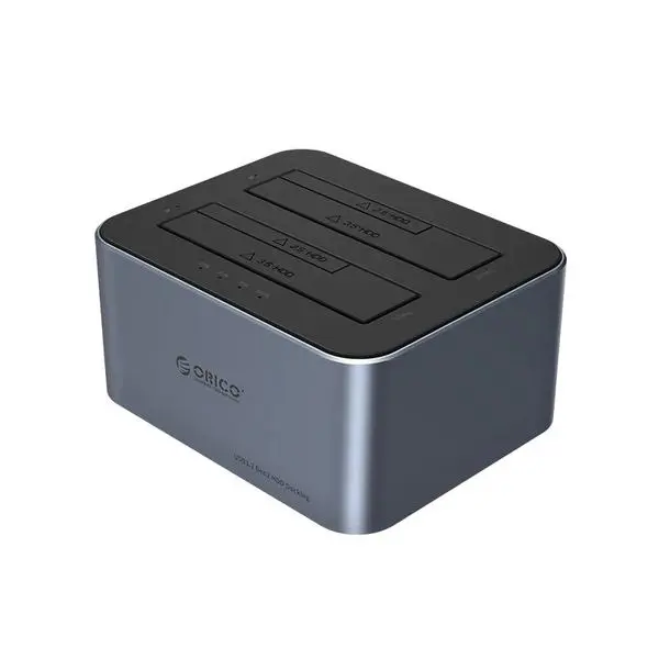 Orico Orico докинг станция Storage HDD/SSD Dock 2 BAY Offline Clone 2.5/3.5 USB-C/USB-A - 6626C3-C-V1