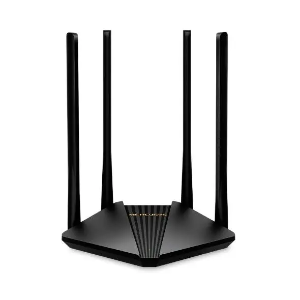 Рутер Mercusys MR30G, 1200Mbps, 2.4GHz (300Mbps) & 5.0GHz (867Mbps), Wireless AC, 2x 10/100/1000, 1x WAN 10/100/1000bps, 4x външни антени