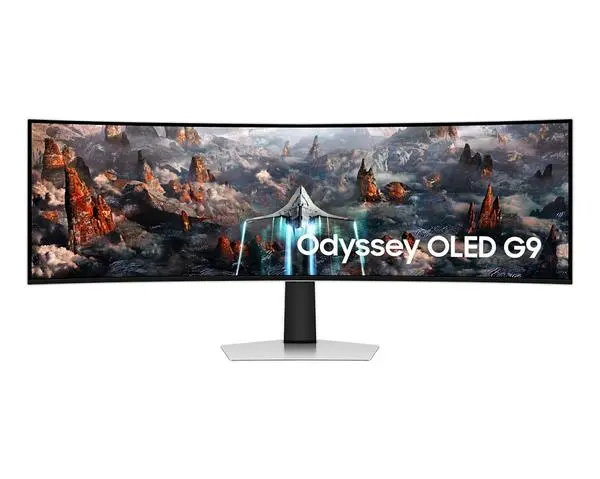 Samsung LS49CG934, 49" Odyssey G9 GAMING, Curved OLED, 1800R, 240Hz, Smart. 32:9, 5120 x 1440, 250 cd/m2 - LS49CG934SUXEN