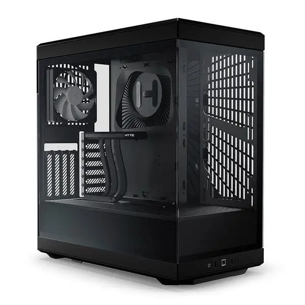 Кутия HYTE Y40 Tempered Glass, Mid-Tower, Черна, Стъклени панели - HYTE-CASE-GEHY-012