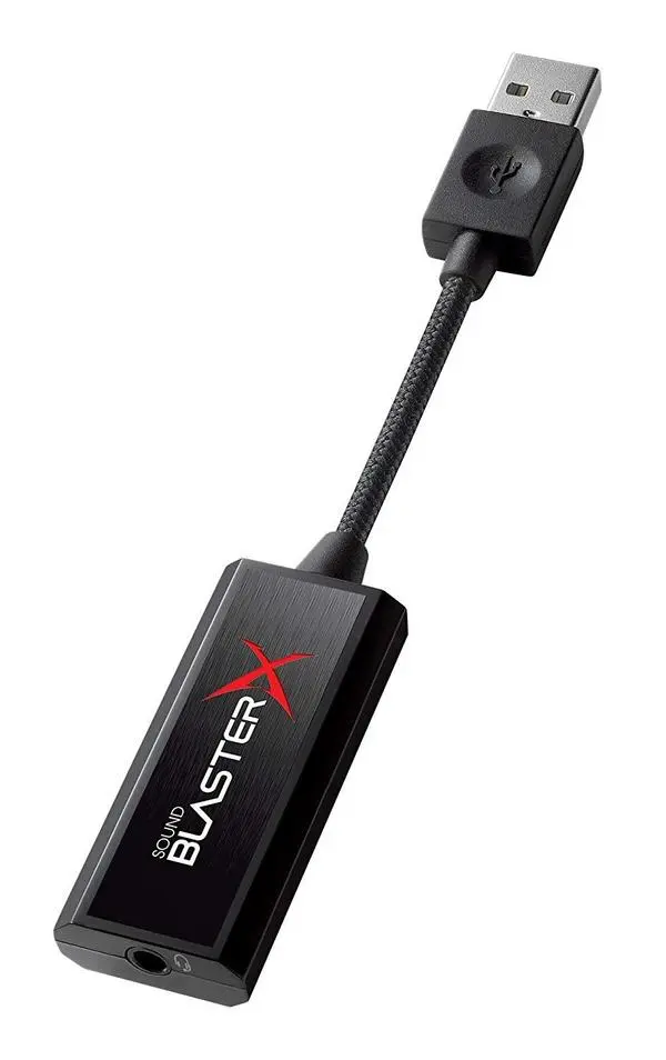 Външна звукова карта Creative Sound BlasterX G1, 7.1 HD, USB, 3.5 mm жак - CREAT-SND-Z-G1