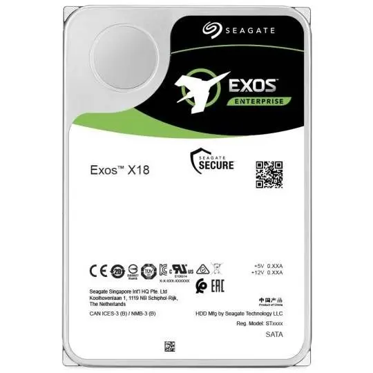 16TB Seagate Exos X18 ST16000NM004J 7200RPM 256MB Ent. *Bring-In-Warranty* -  (К)  - ST16000NM004J (8 дни доставкa)