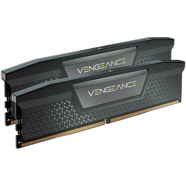 Corsair DDR5, 6000MT/s 64GB 2x32GB DIMM, Unbuffered, 30-36-36-76, Std PMIC, AMD EXPO, VENGEANCE DDR5 Black Heatspreader, Black PCB, 1.4V - CMK64GX5M2B6000Z30