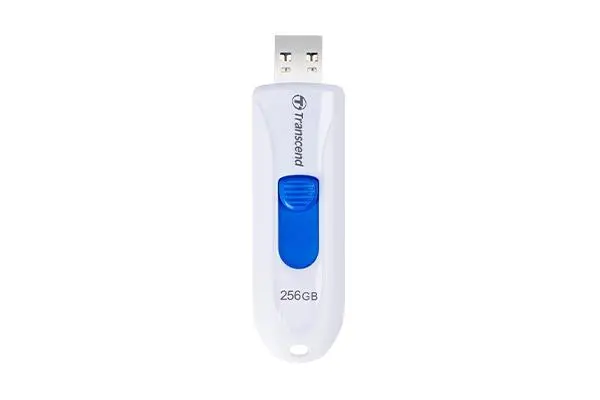 Transcend 256GB, USB3.1, Pen Drive, Capless, White - TS256GJF790W