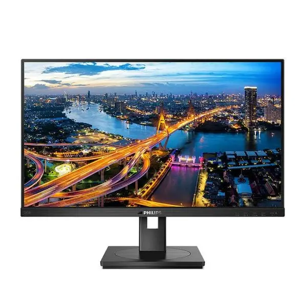 Монитор Philips 242B1/00, 23.8" (60.45 cm) IPS панел, 75 Hz, Full HD, 4 ms, 50000000:1, 250 cd/m2, DisplayPort, HDMI, DVI-D, VGA, 4x USB 3.2