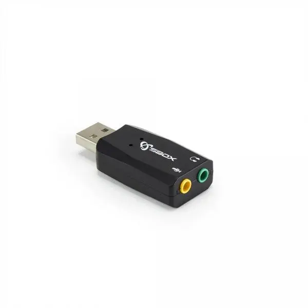 SBOX Звукова карта USB 2.0, 5.1, 3D AM, 2x 3.5mm - USBC-11