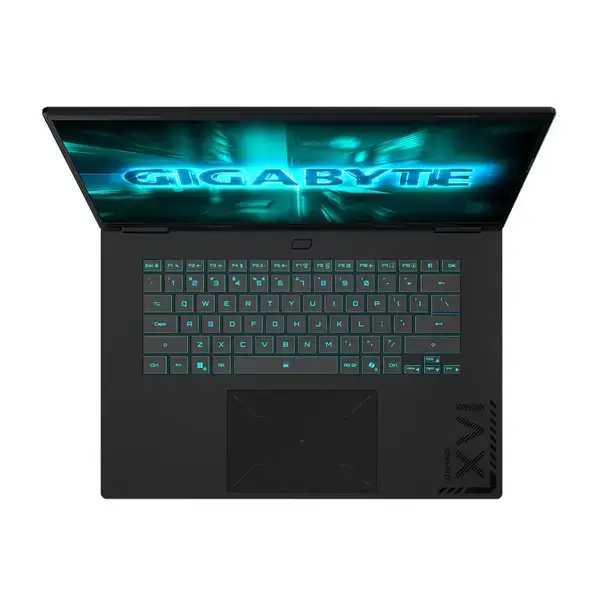 Лаптоп Gigabyte Gaming A16 3TH (3THK3EE893SD), осемядрен AMD Ryzen 7 260 3.8/5.1GHz, 16" (40.64cm) WUXGA IPS 165Hz Anti-Glare Display & GF RTX 5050 8GB (HDMI), 16GB DDR5, 512GB SSD, 1x USB 4.0 Type-C, No OS,3THK3EE893SD