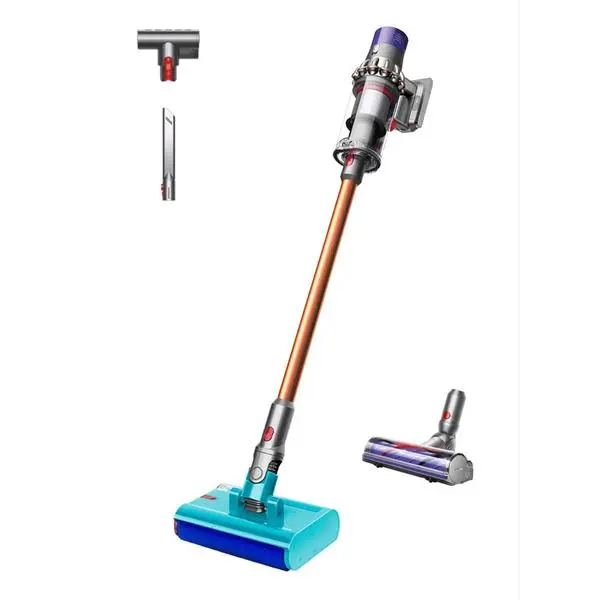 Прахосмукачка Dyson Cyclone V10 Submarine, вертикална/ръчна, безжична, 0.76л. капацитет на контейнера, до 60 минути време на работа, 3 режима, 14-циклонна технология, сива