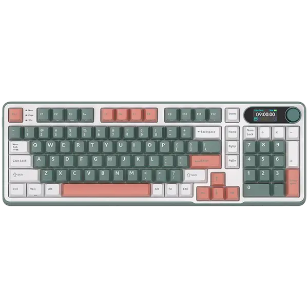 ROYAL KLUDGE RK-S98 Camping Green Gaming Keyboard Chartreuse switch - RK-S98-CAMPGRN-CHTSW-US