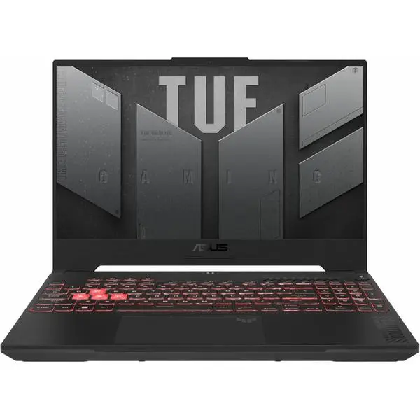 Лаптоп Asus TUF Gaming A15 FA507NUR-LP080 (90NR0JP5-M00830)(сив), осемядрен AMD Ryzen 7 7435HS 3.1/4.5GHz, 15.6" (39.62cm) Full HD IPS 144Hz Anti-Glare Display & GF RTX 4050 6GB, (HDMI), 16GB DDR5, 1TB SSD NVMe, 2x USB 3.2 Gen 2 Type-C, No OS